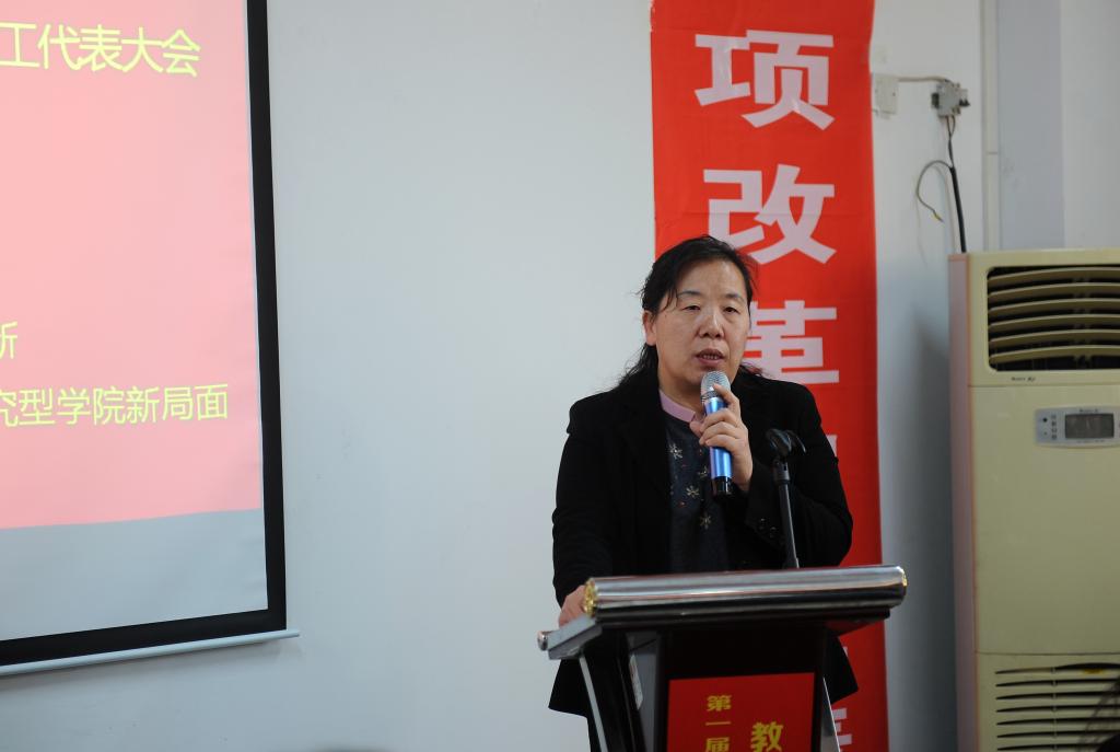 张潮经理做工作报告